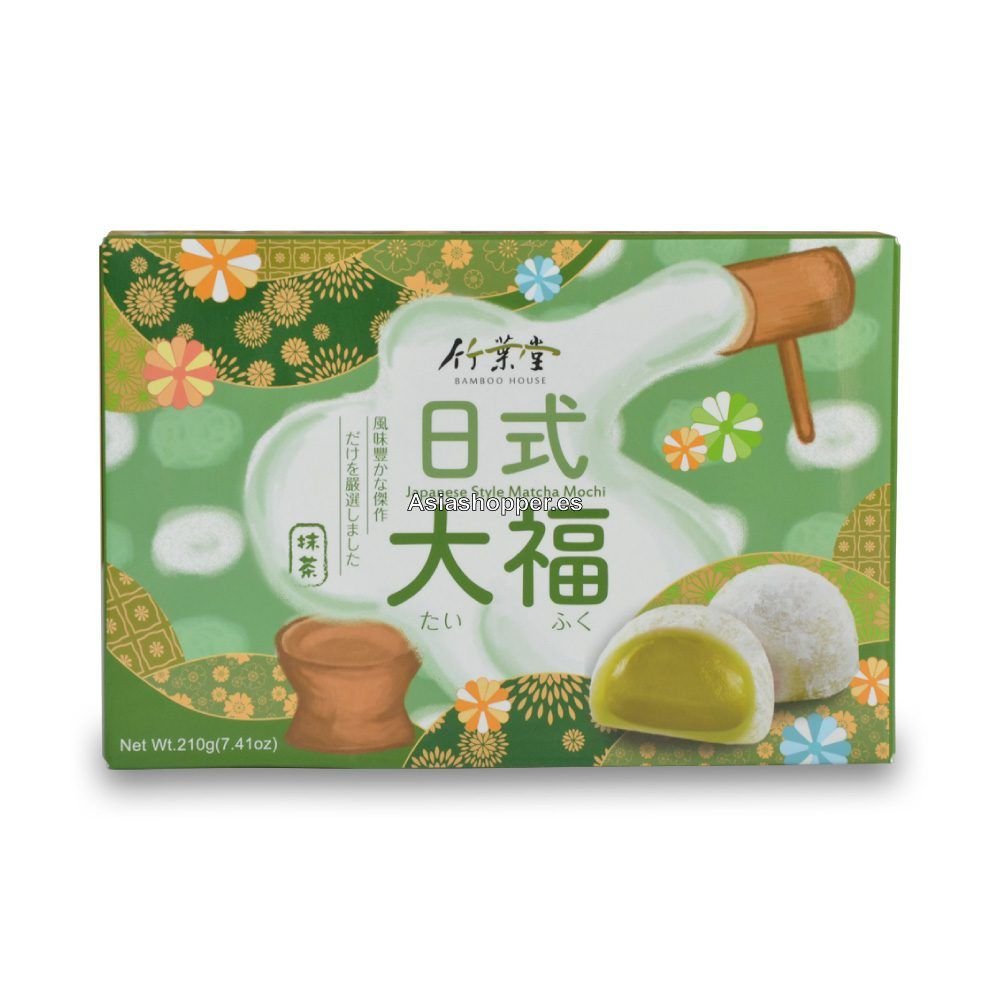 Mochi Sabor a Matcha Bamboo House 210g