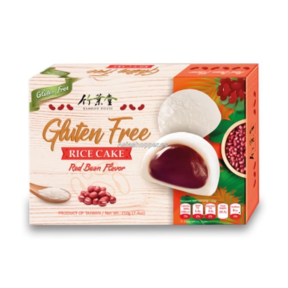 Mochi Relleno Crema Anko SIN GLUTEN 210g VEGAN Bamboo House