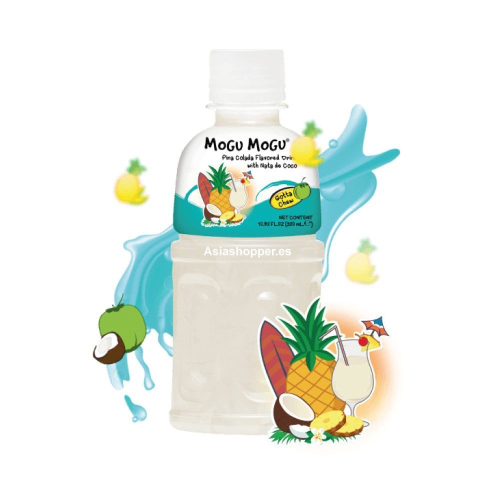 Bebida Mogu Mogu Sabor a Piña Colada 320ml