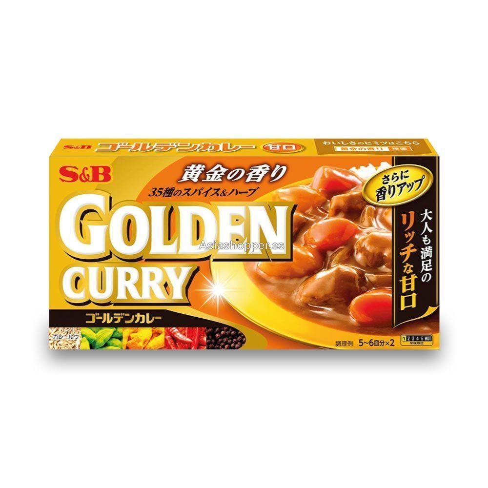 Golden Curry Sabor Dulce Picante 198g