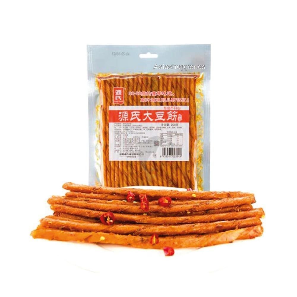 Latiao Retorcido de Soja Picante 200g Genji Food