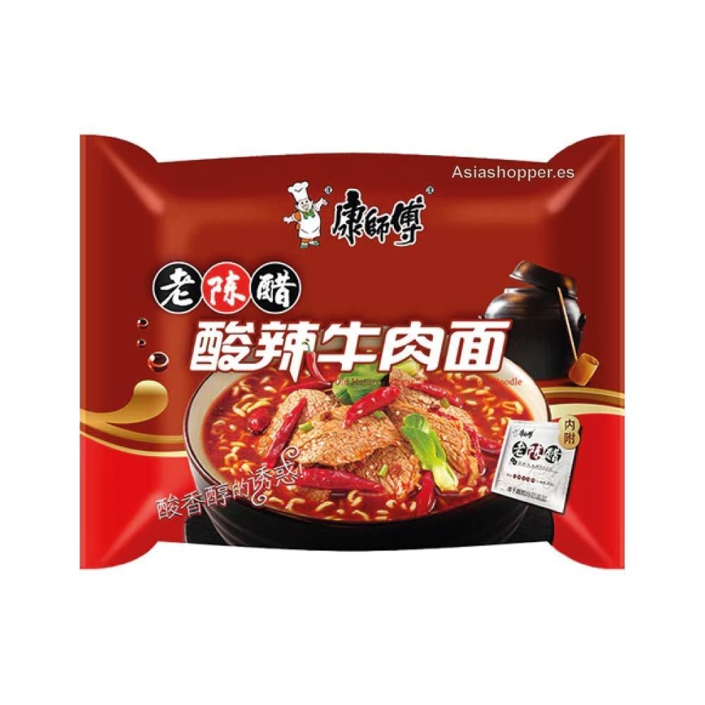 Ramen Instantáneos Sabor Ternera Agripicante 110g Master Kong
