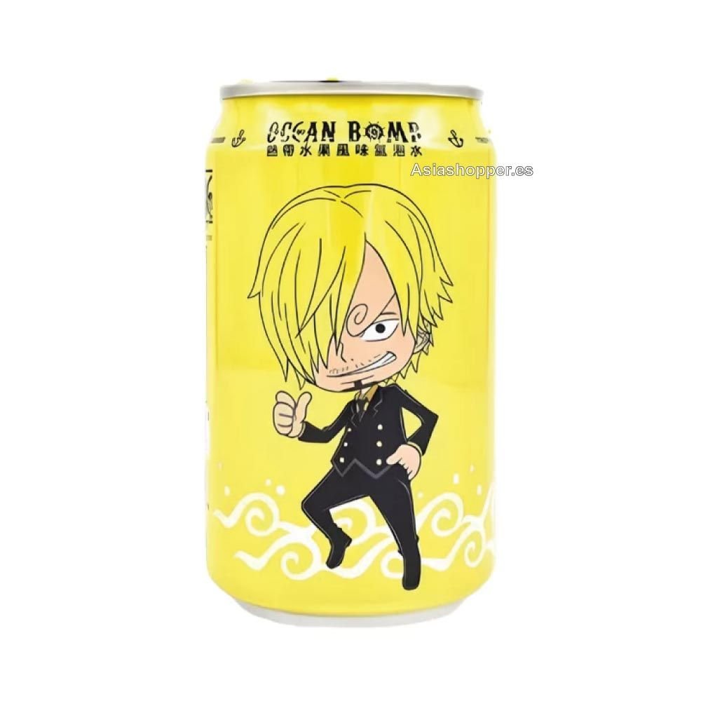 Refresco One Piece Sanji Sabor Fruta Tropical 330ml Ocean Bomb