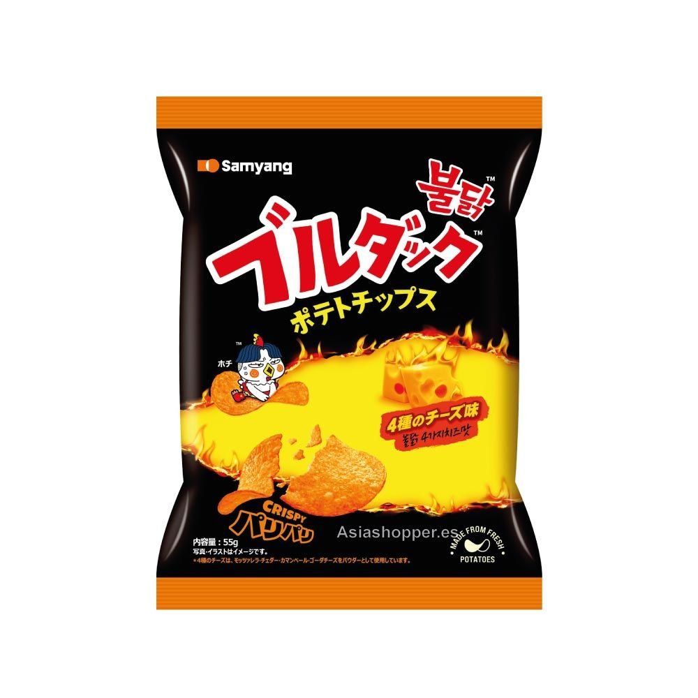 Patatas Buldak sabor Queso 55g SAMYANG