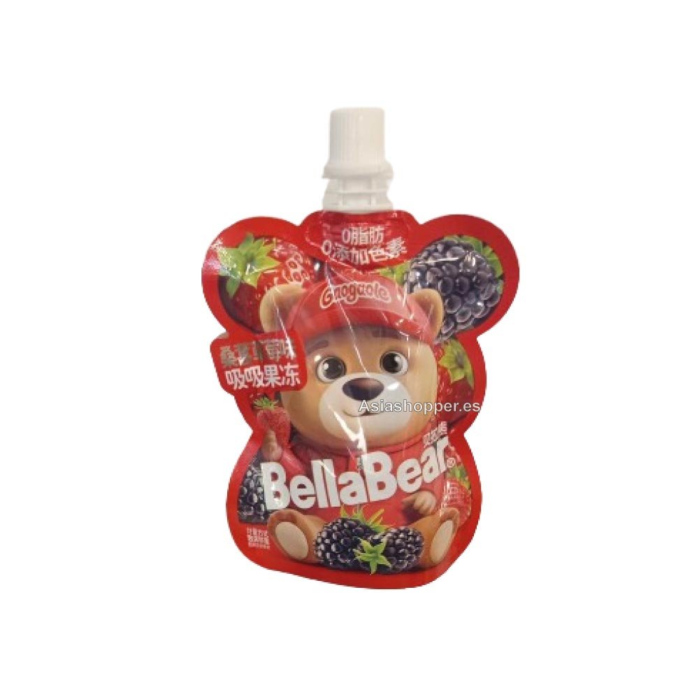 Gelatina sabor Fresa y Mora 90g BELLABEAR