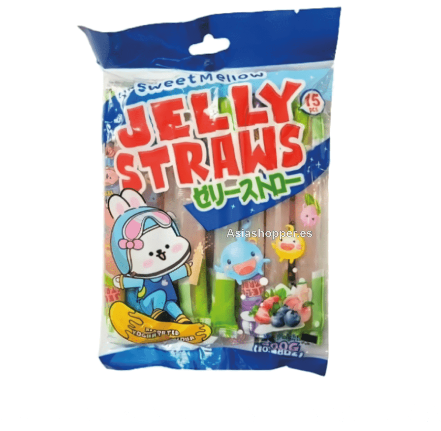 Palitos Gelatinas Frutas Variados 15unis. 300g WFY