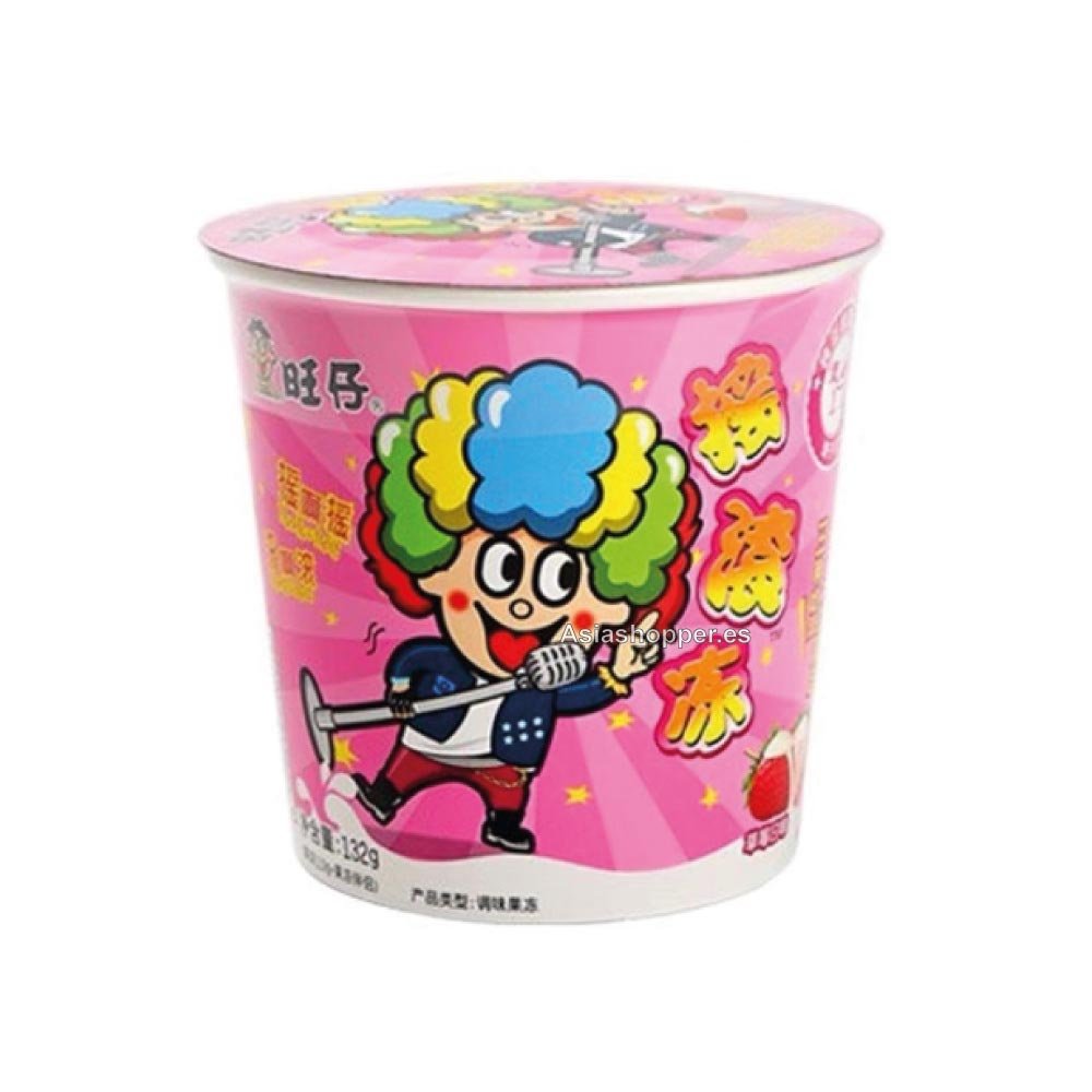 Gelatina con sabor a Fresa 132g WANT WANT