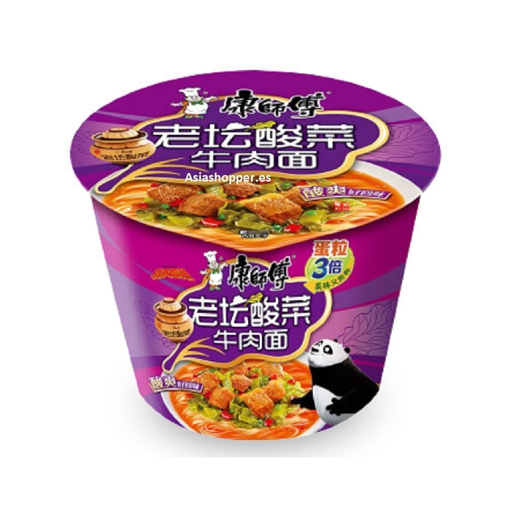 Ramen Master Kong Ternera Suan Cai Cup 119g